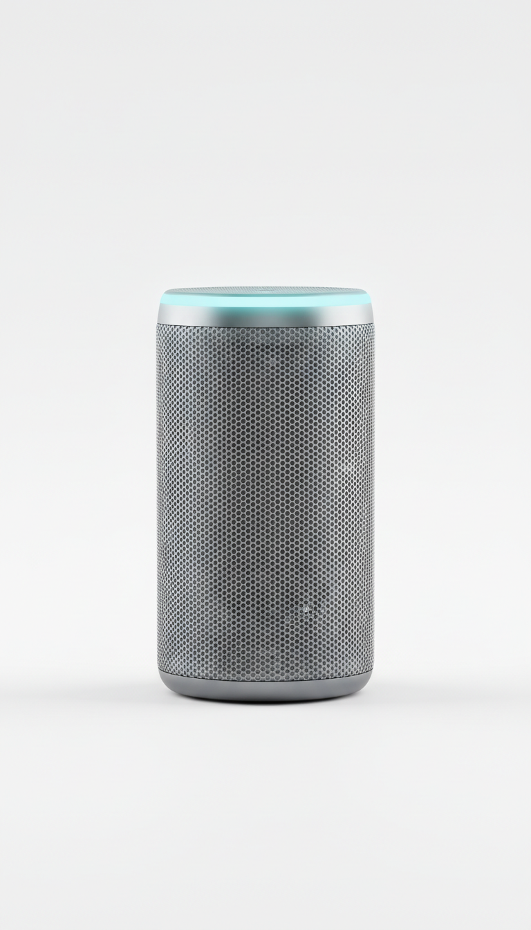 Bluetooth Speaker with Frosted Steel Finish